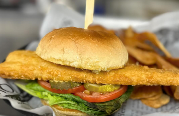 Prospector's Cod Sandwich